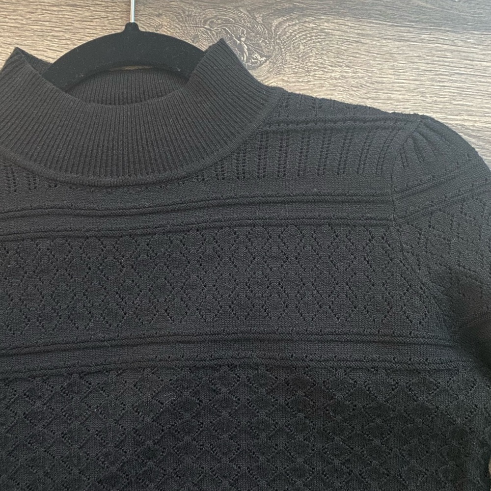 The Normal Brand - Olivia Pointelle mock neck sweater